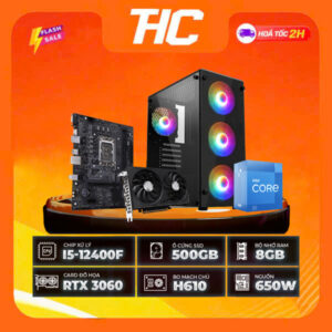 PC THC Intel Core i5-12400F/13400F / VGA RTX 3060