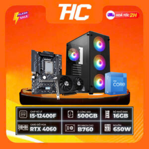 PC THC Intel i5-12400F/13400F / VGA RTX 4060